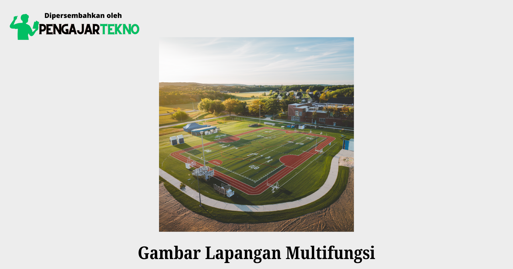 gambar lapangan multifungsi