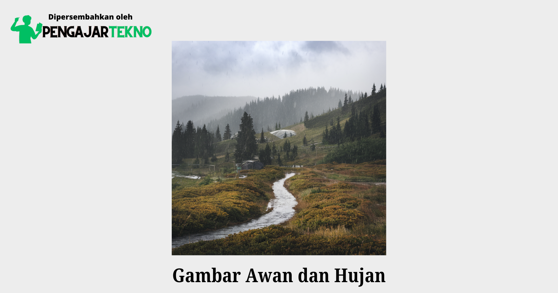 gambar awan dan hujan