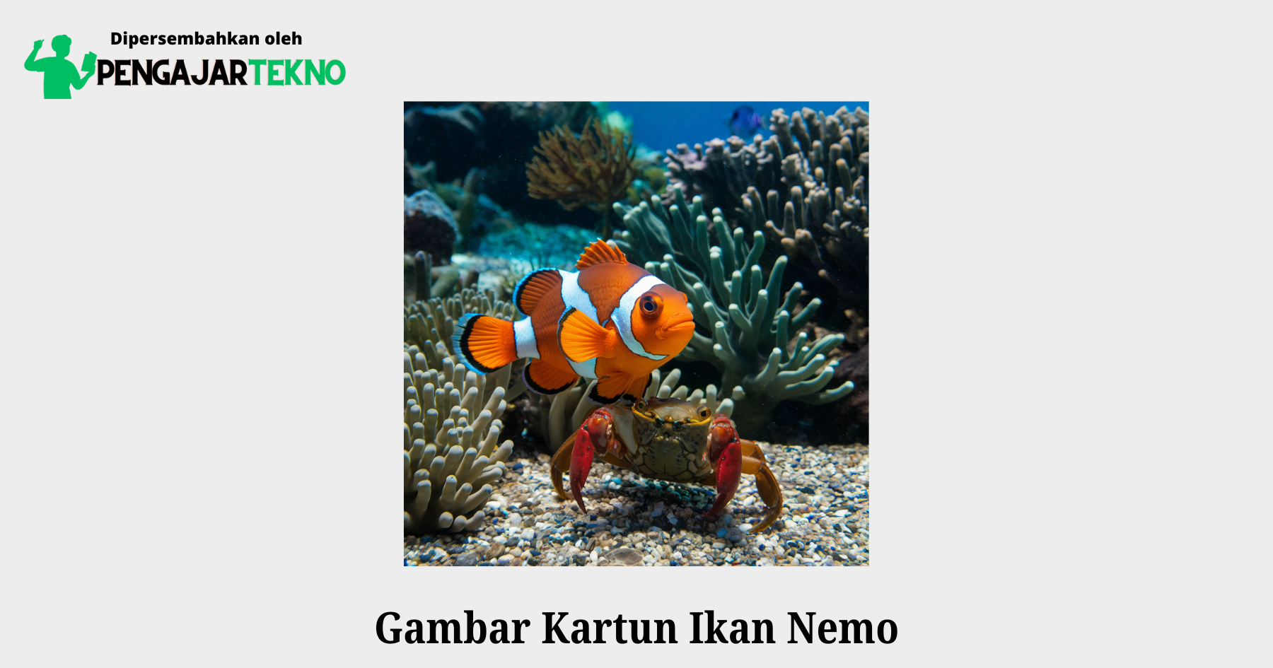 gambar kartun ikan nemo